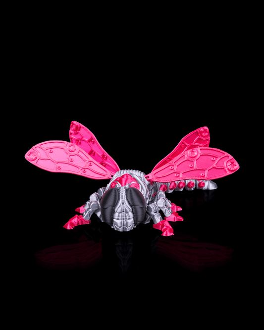 3D Printed Robo Bug AeroHunter Toy – Fast Articulated Sci-Fi Insect Predator Figurine for Kids, Adults, Collectors & STEM Play