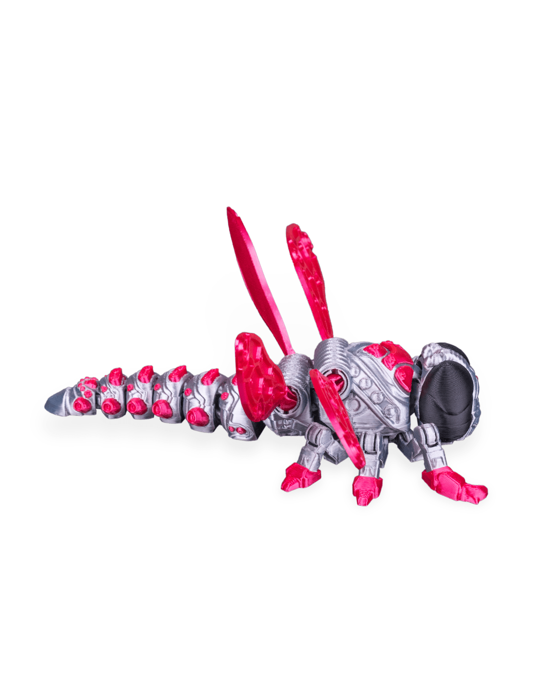 3D Printed Robo Bug AeroHunter Toy – Fast Articulated Sci-Fi Insect Predator Figurine for Kids, Adults, Collectors & STEM Play