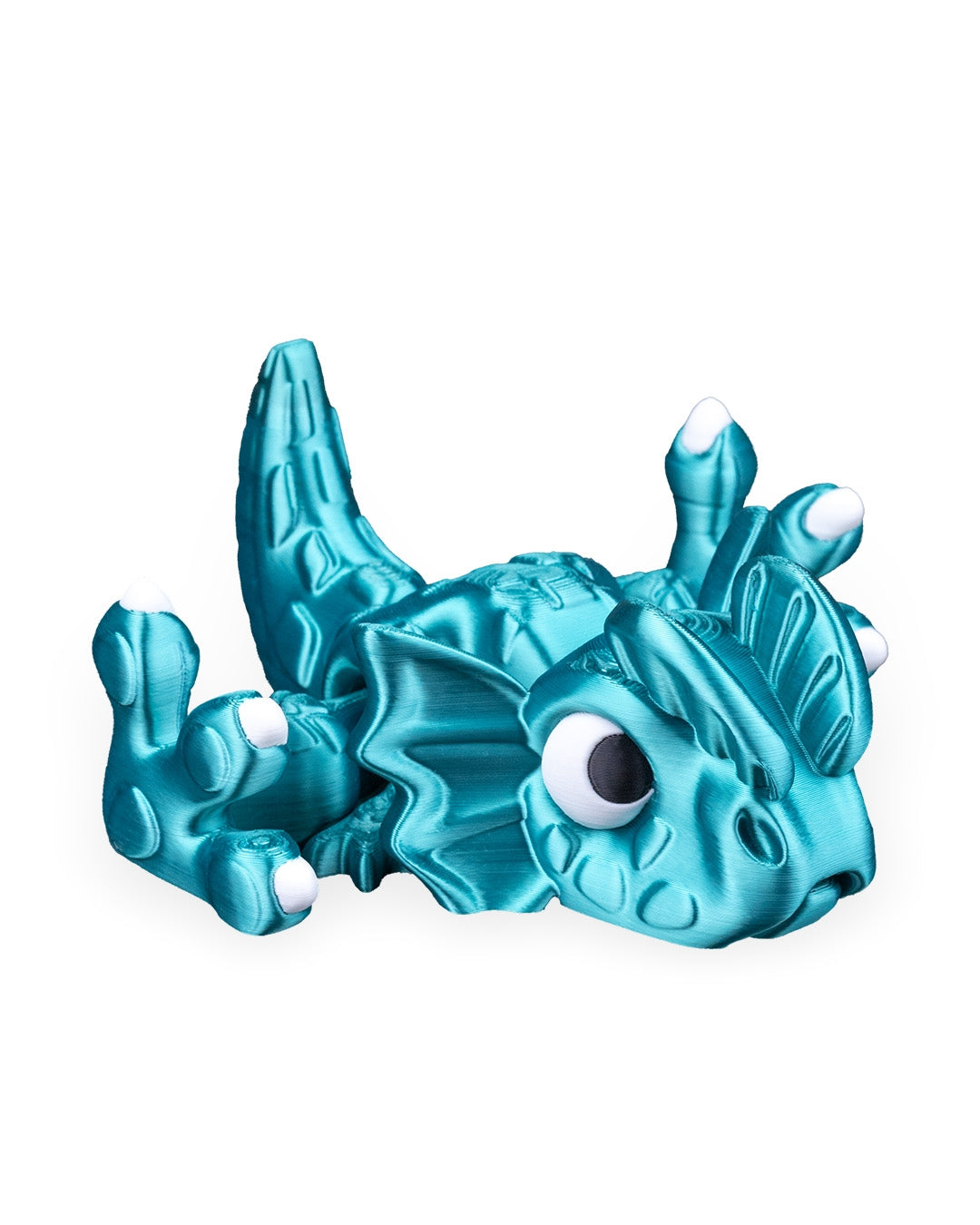 Dilophosaurus Flexi Dinosaur Toy – 8cm Articulated Figure with Pull-Tail Mouth Action | Dual & Tri-Color Flexible Dino Fidget Toy
