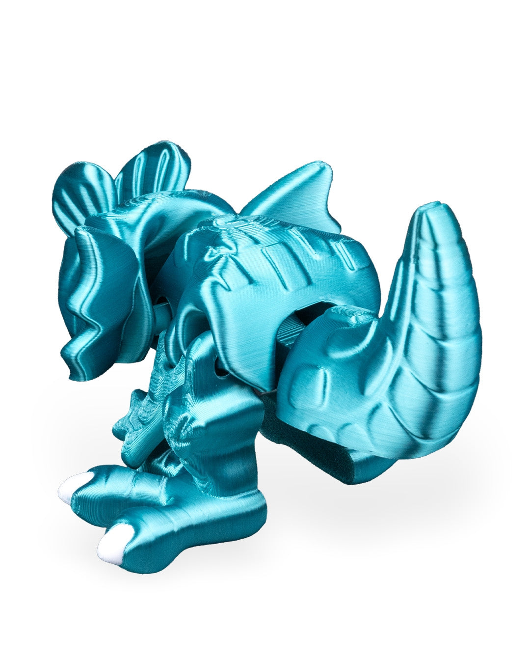 Dilophosaurus Flexi Dinosaur Toy – 8cm Articulated Figure with Pull-Tail Mouth Action | Dual & Tri-Color Flexible Dino Fidget Toy