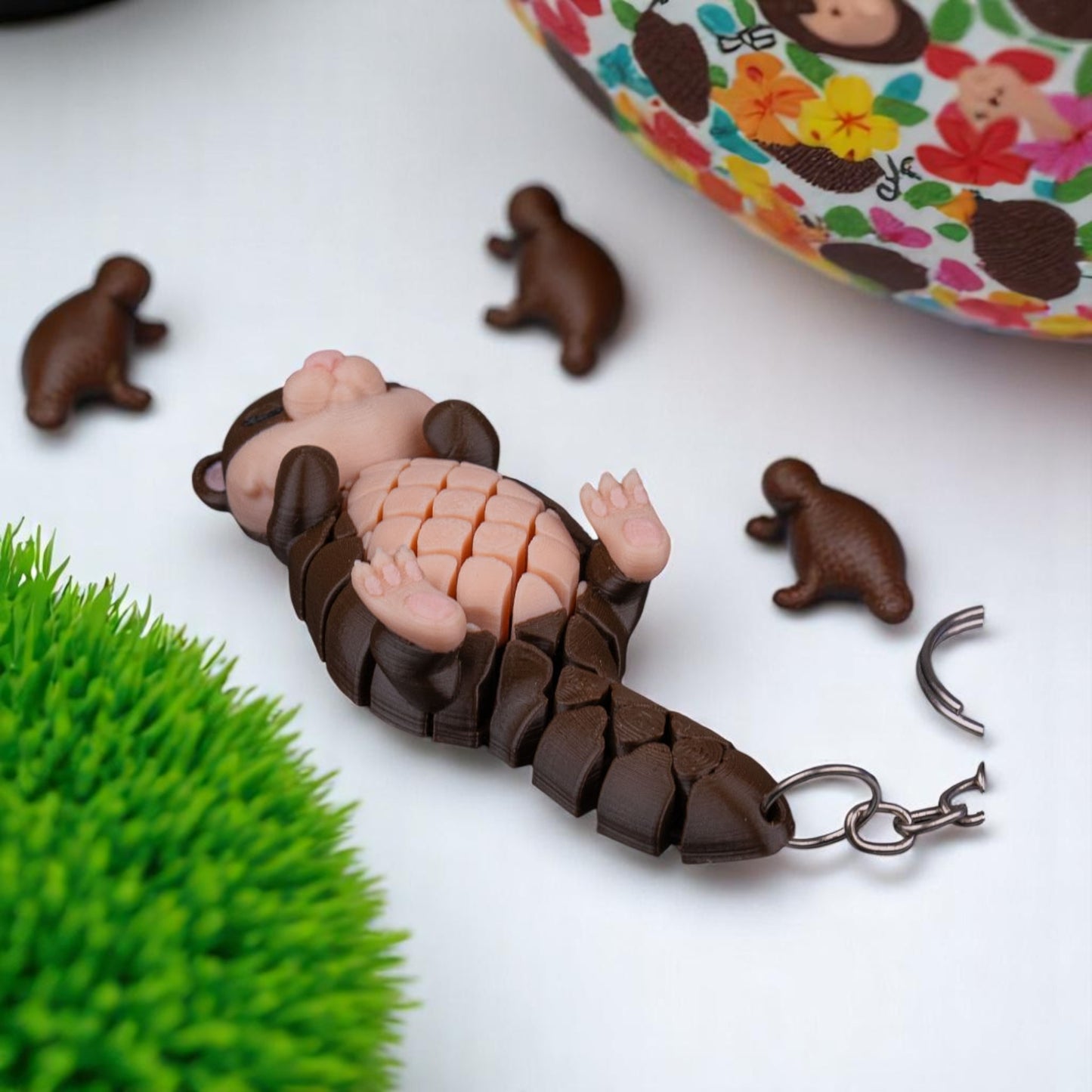 🦦 Dottie the Otter – 3D Printed Mesh Fidget Toy & Sea Creature Collectible