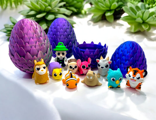 Large Enchanted Mystery Dragon Egg with Mini Pocket Pals – 10-13 Surprise Creatures
