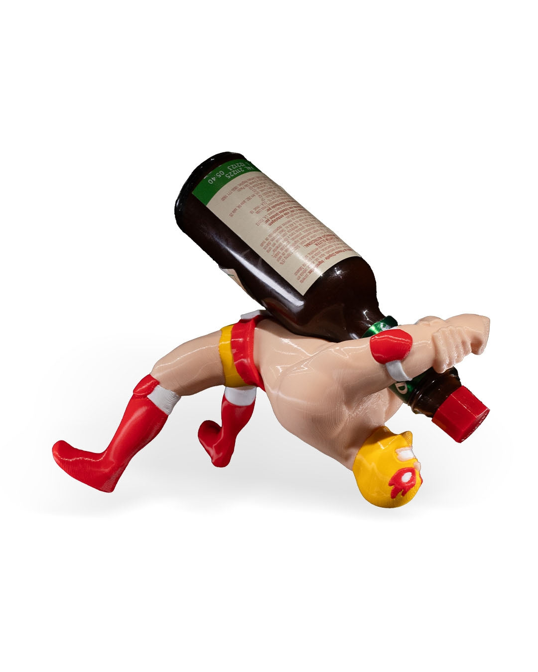 The Luchador 3D Printed Tabasco Holder – Bold Hot Sauce Display
