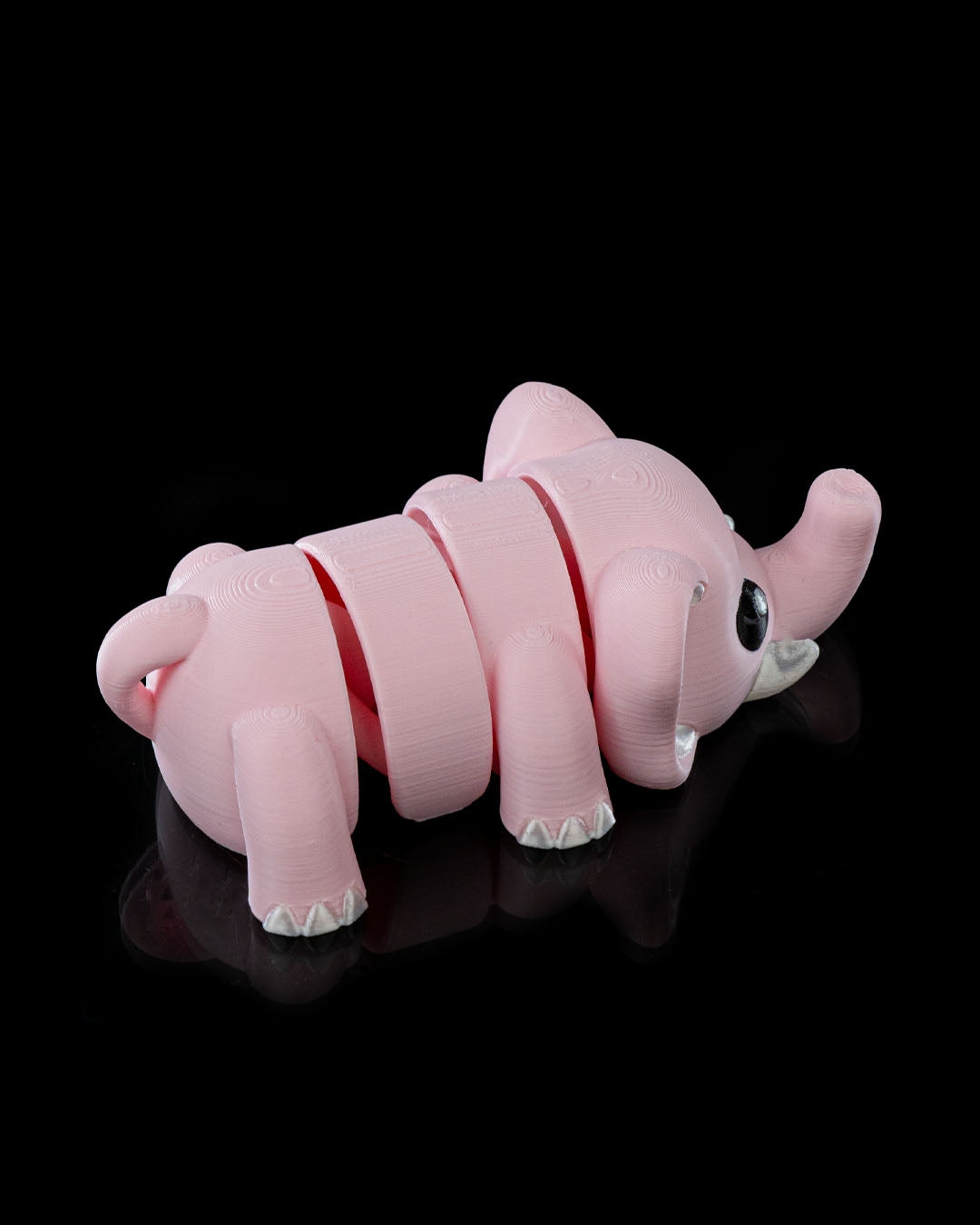 Cute Flexi Elephant Pocket Pal Toy & Keychain