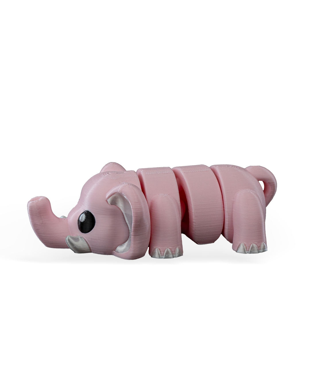 Cute Flexi Elephant Pocket Pal Toy & Keychain