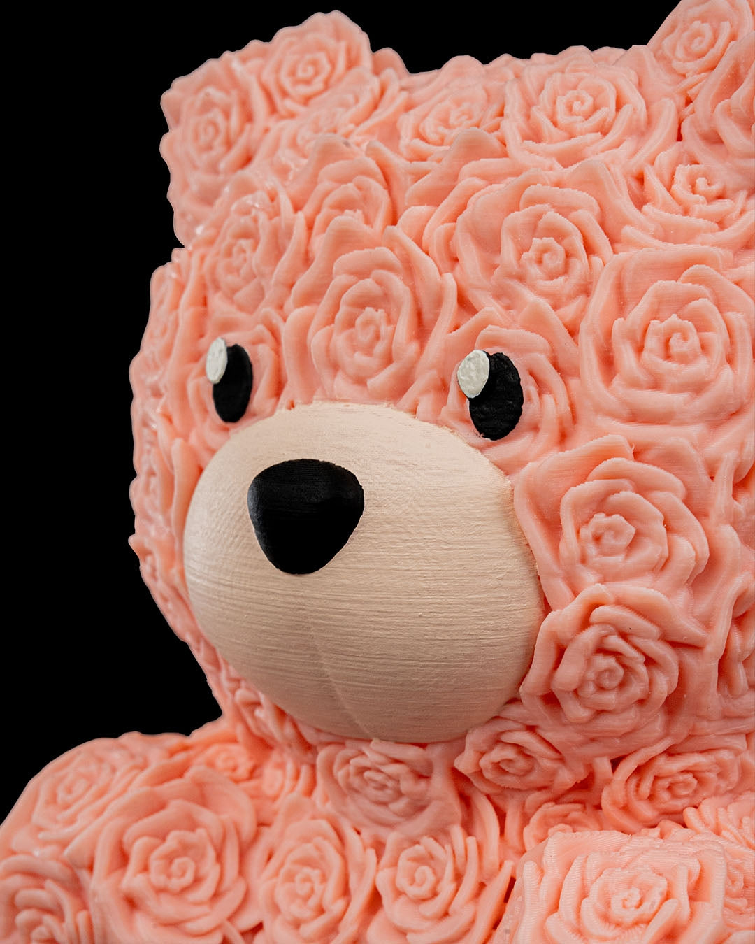 3D Printed Floral Bear Decor