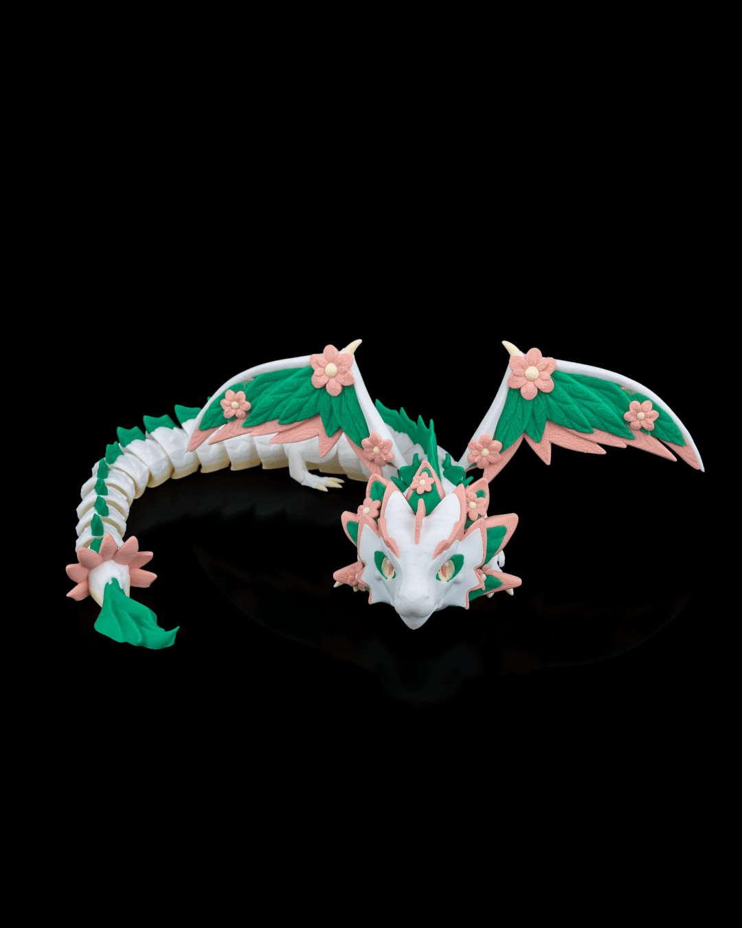 Floral Empress – Dragon articulé imprimé en 3D