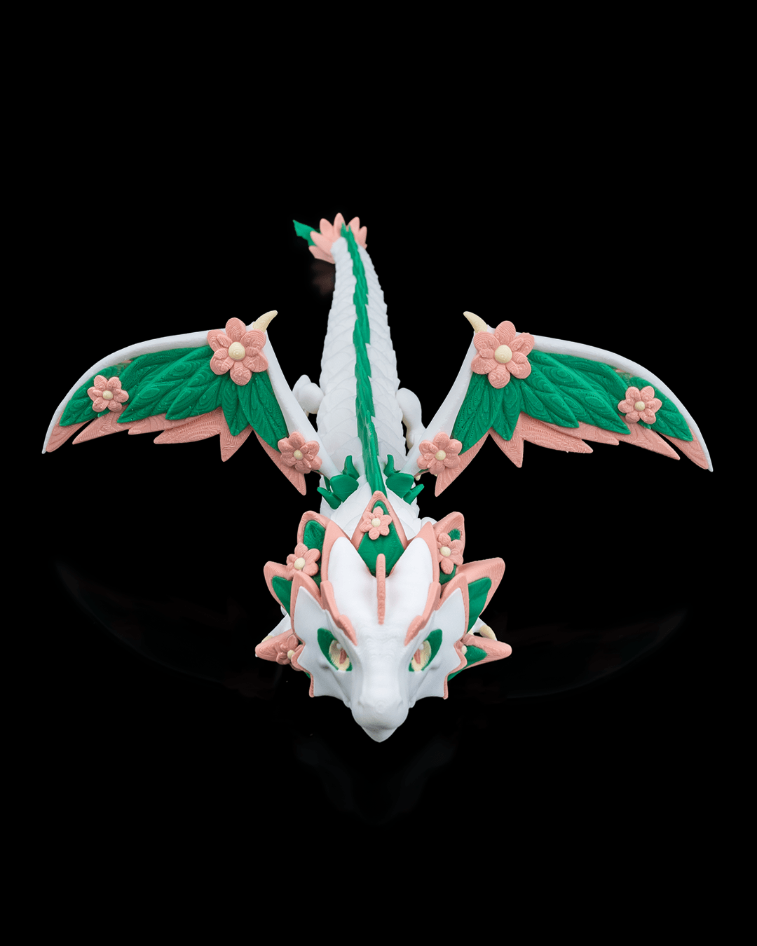 Floral Empress – 3D Printed Articulated Dragon