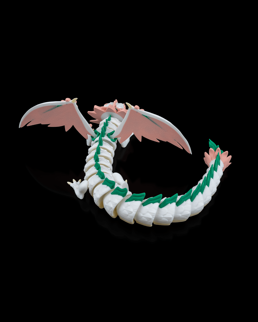 Floral Empress – 3D Printed Articulated Dragon