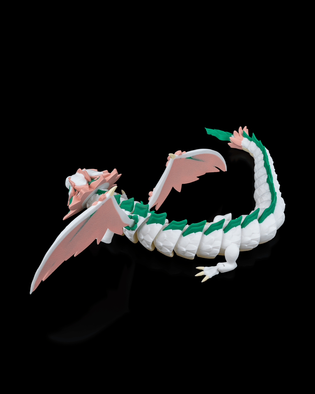 Floral Empress – 3D Printed Articulated Dragon