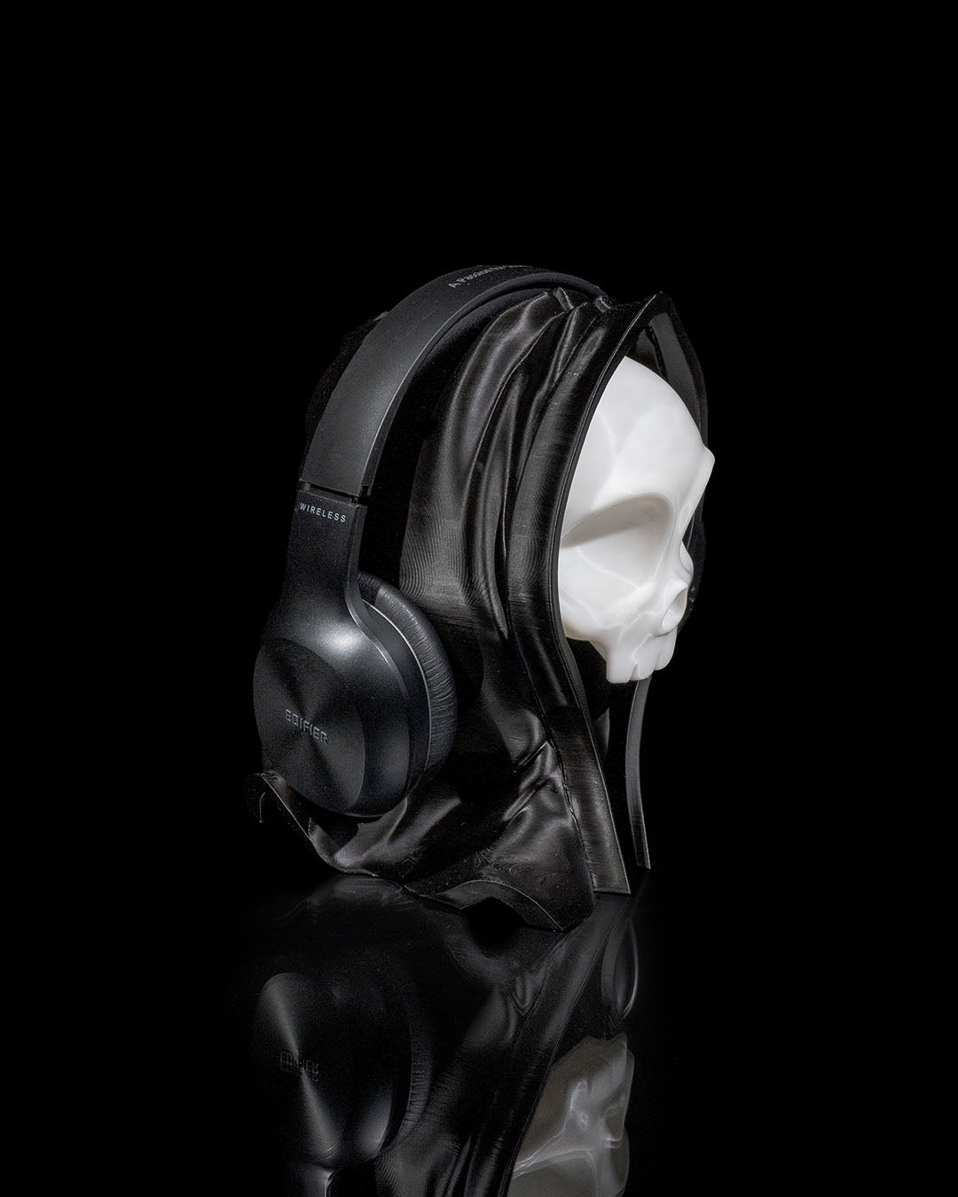 Grinning Reaper Headphone Holder