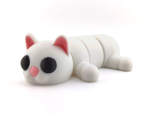 3D Printed Cat– Unique Animal Lover Gift,  Desk Pet & Collectible Figurine