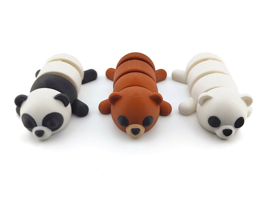 3D Printed Bear– Unique Animal Lover Gift, Desk Pet & Collectible Figurine