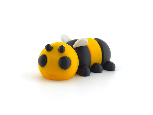 3D Printed Bee– Unique Animal Lover Gift, Desk Pet & Collectible Figurine