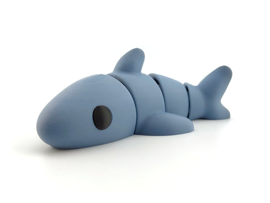 3D Printed Shark– Unique Animal Lover Gift, Desk Pet & Collectible Figurine