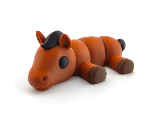3D Printed Horse– Unique Animal Lover Gift, Desk Pet & Collectible Figurine