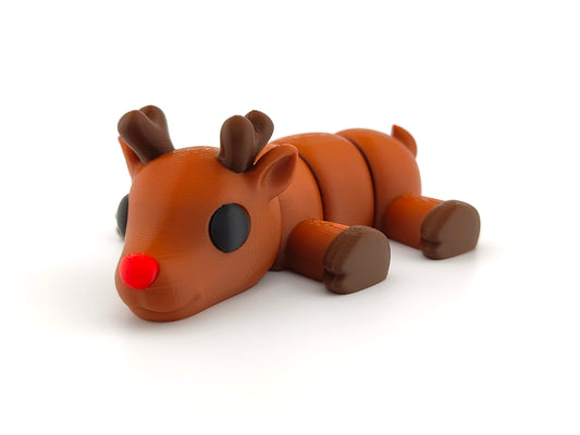 3D Printed Reindeer– Unique Animal Lover Gift, Desk Pet & Collectible Figurine
