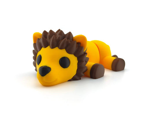 3D Printed Lion– Unique Animal Lover Gift, Desk Pet & Collectible Figurine