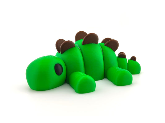 3D Printed Stegosaurus– Unique Animal Lover Gift, Desk Pet & Collectible Figurine
