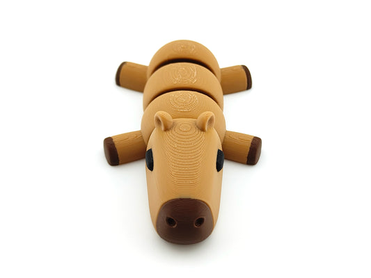 Charming 3D Printed Capybara – Unique Animal Lover Gift, Desk Pet & Collectible Figurine