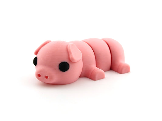 Charming 3D Printed Pig – Unique Animal Lover Gift, Desk Pet & Collectible Figurine