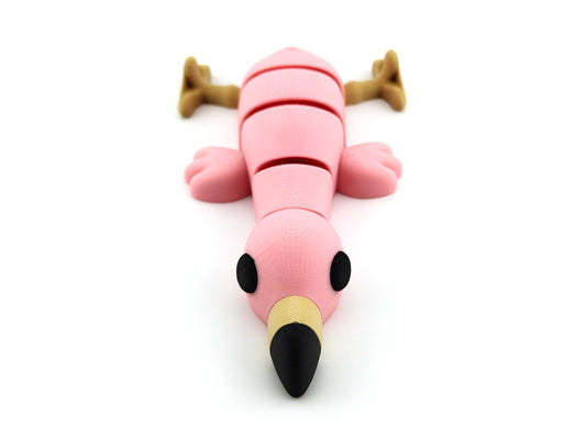 3D Printed Flamingo– Unique Animal Lover Gift, Desk Pet & Collectible Figurine