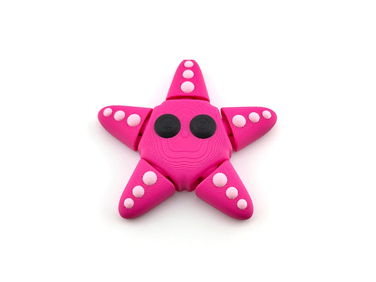 3D Printed Starfish– Unique Animal Lover Gift, Desk Pet & Collectible Figurine
