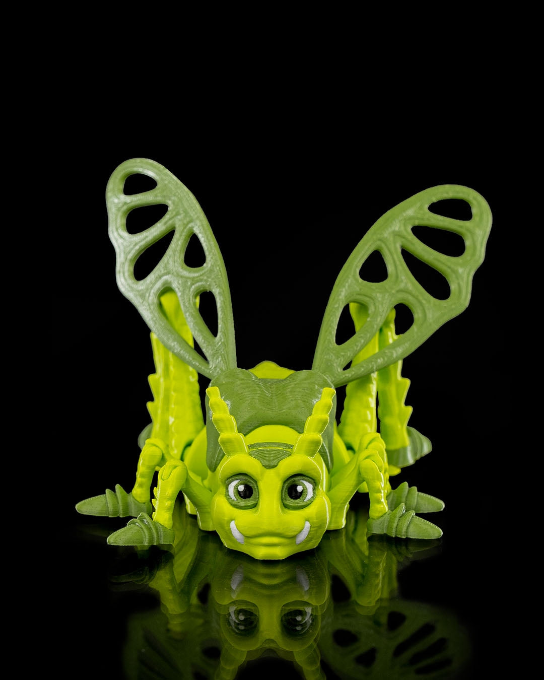 Jimmy Grasshopper – 3D-Printed Articulated Toy Bug