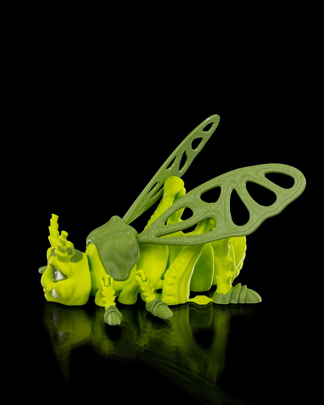 Jimmy Grasshopper – 3D-Printed Articulated Toy Bug