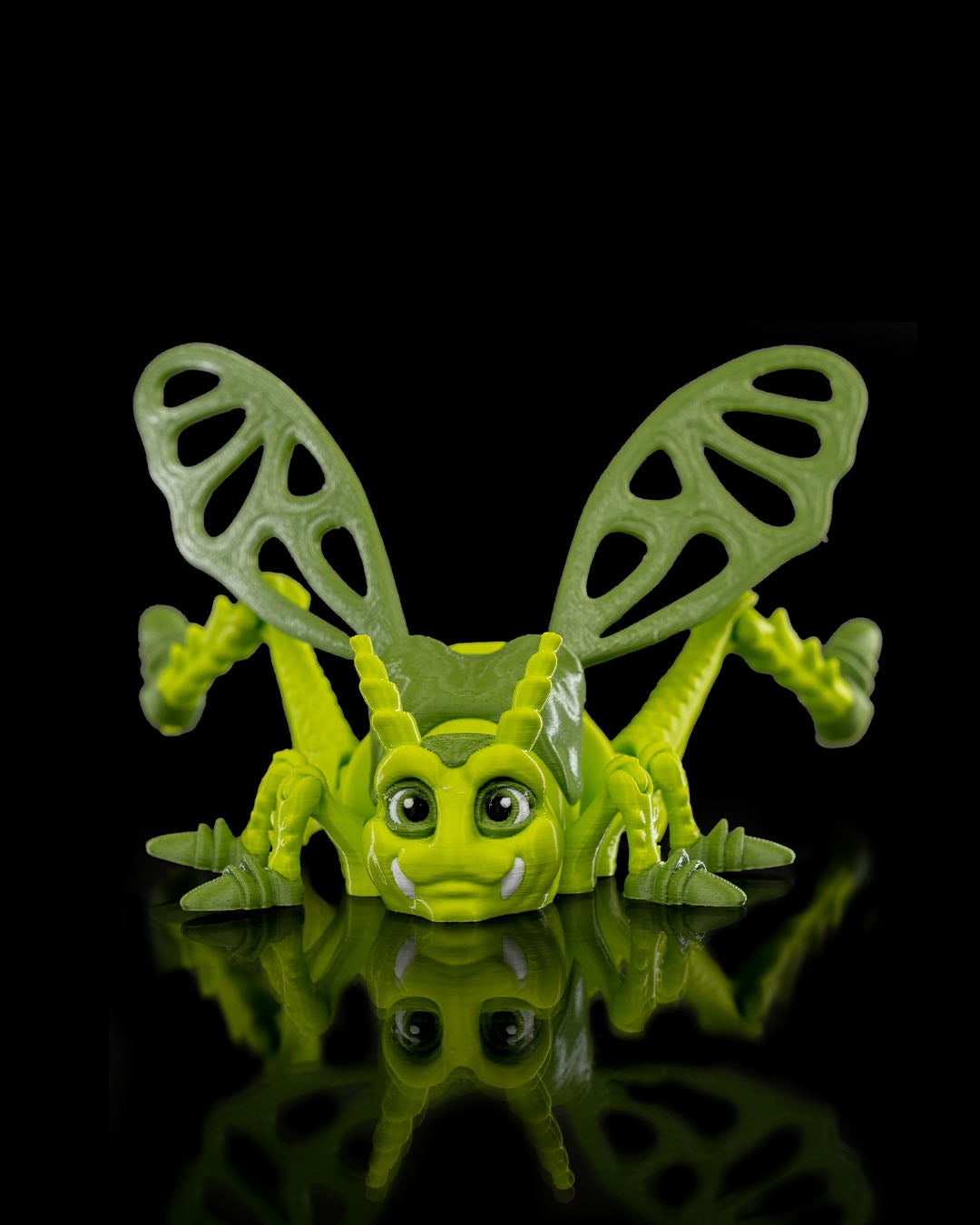 Jimmy Grasshopper – 3D-gedruckter beweglicher Spielzeugkäfer