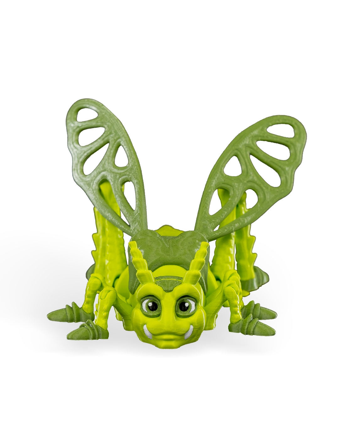 Jimmy Grasshopper – 3D-Printed Articulated Toy Bug