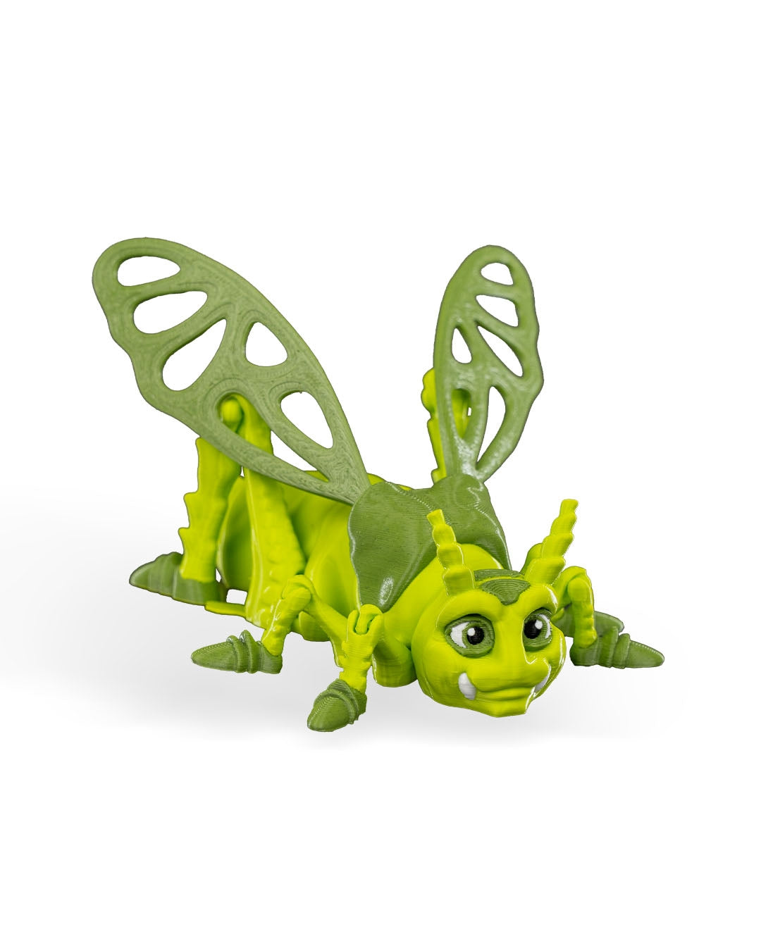 Jimmy Grasshopper – 3D-Printed Articulated Toy Bug