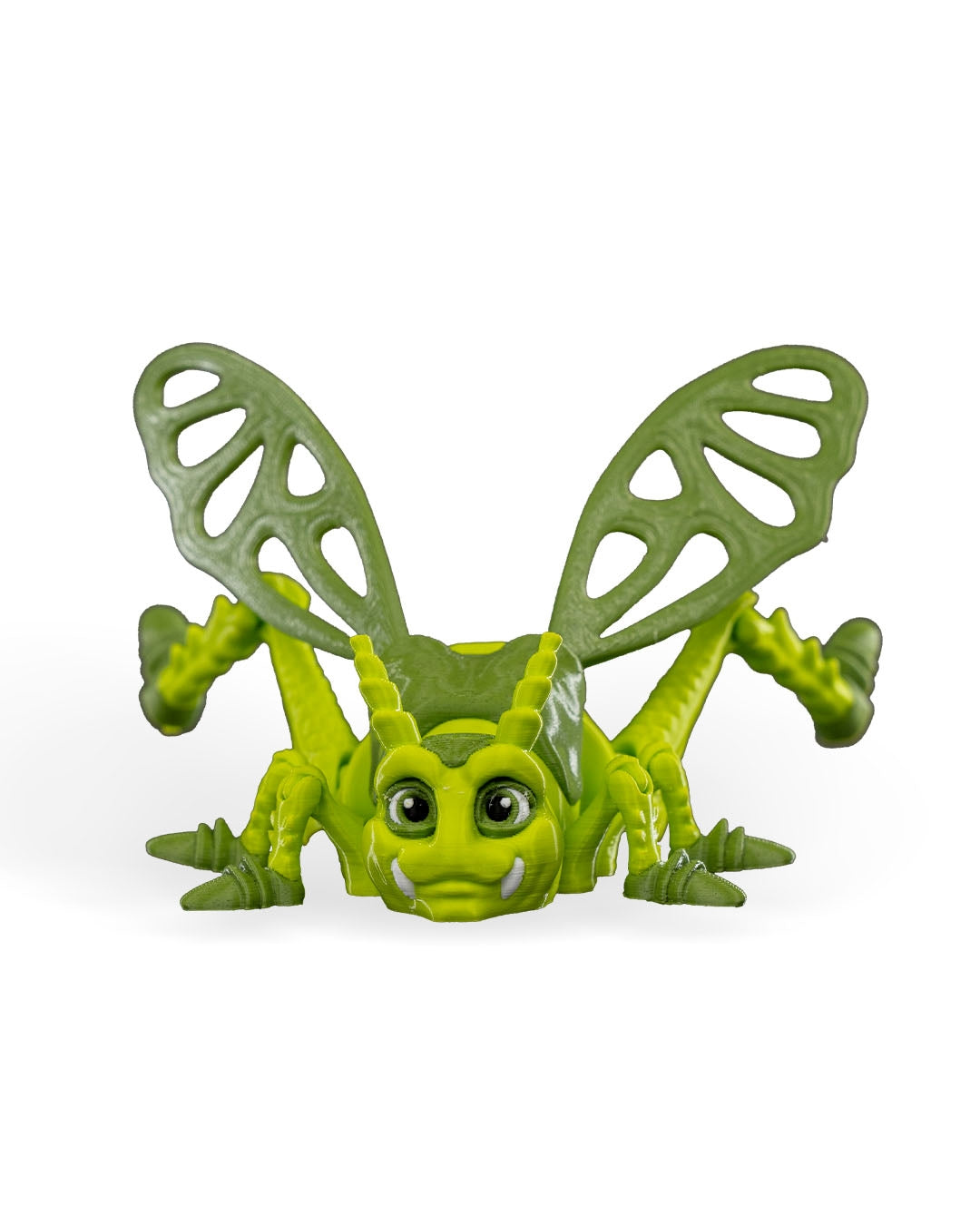 Jimmy Grasshopper – 3D-Printed Articulated Toy Bug