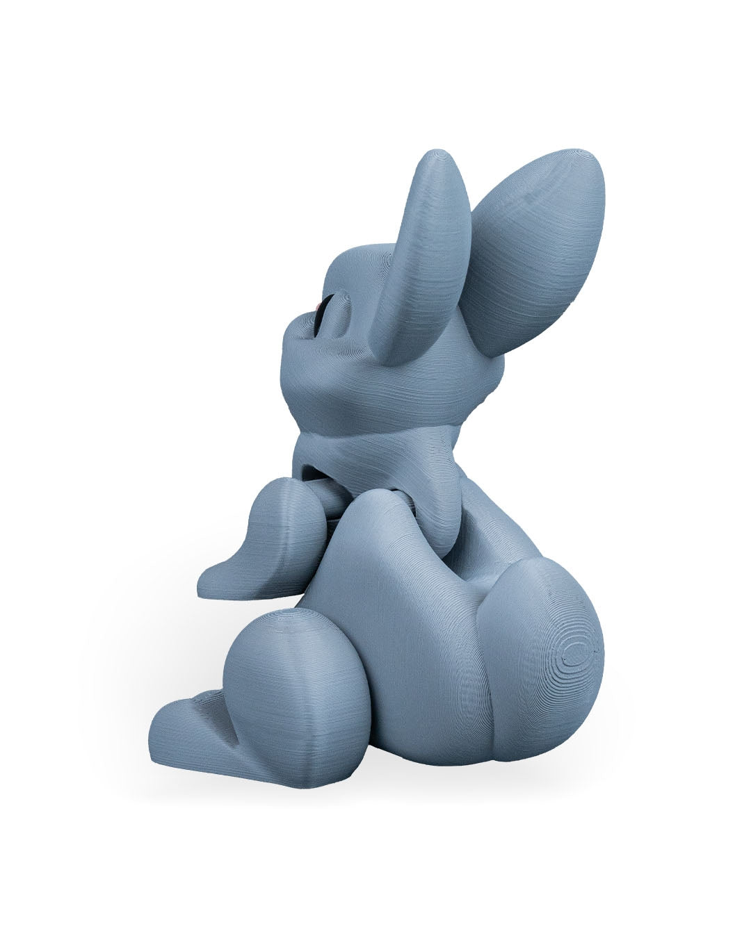 Jumpy Bunny – 3D Printed Articulated Bunny Figurine | Poseable Desk Decor & Fidget Toy