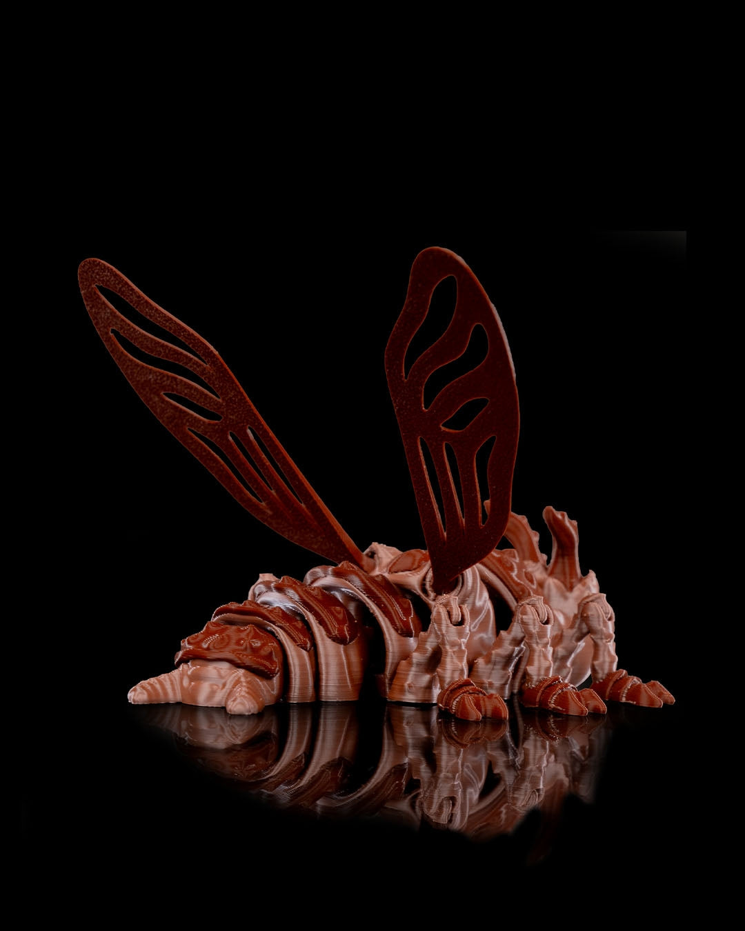 Larry the Cockroach – 3D-Printed Articulated Toy Bug