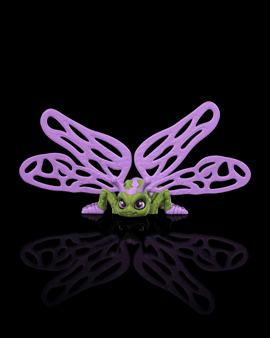 Lenny Dragonfly – Insecte jouet articulé imprimé en 3D