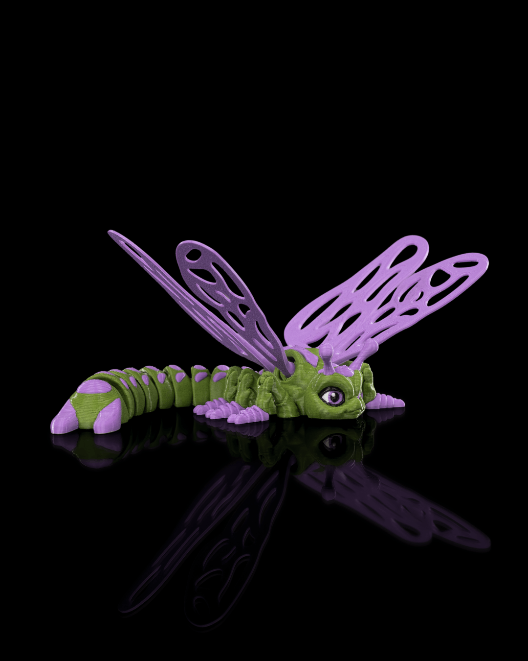 Lenny Dragonfly – Insecte jouet articulé imprimé en 3D