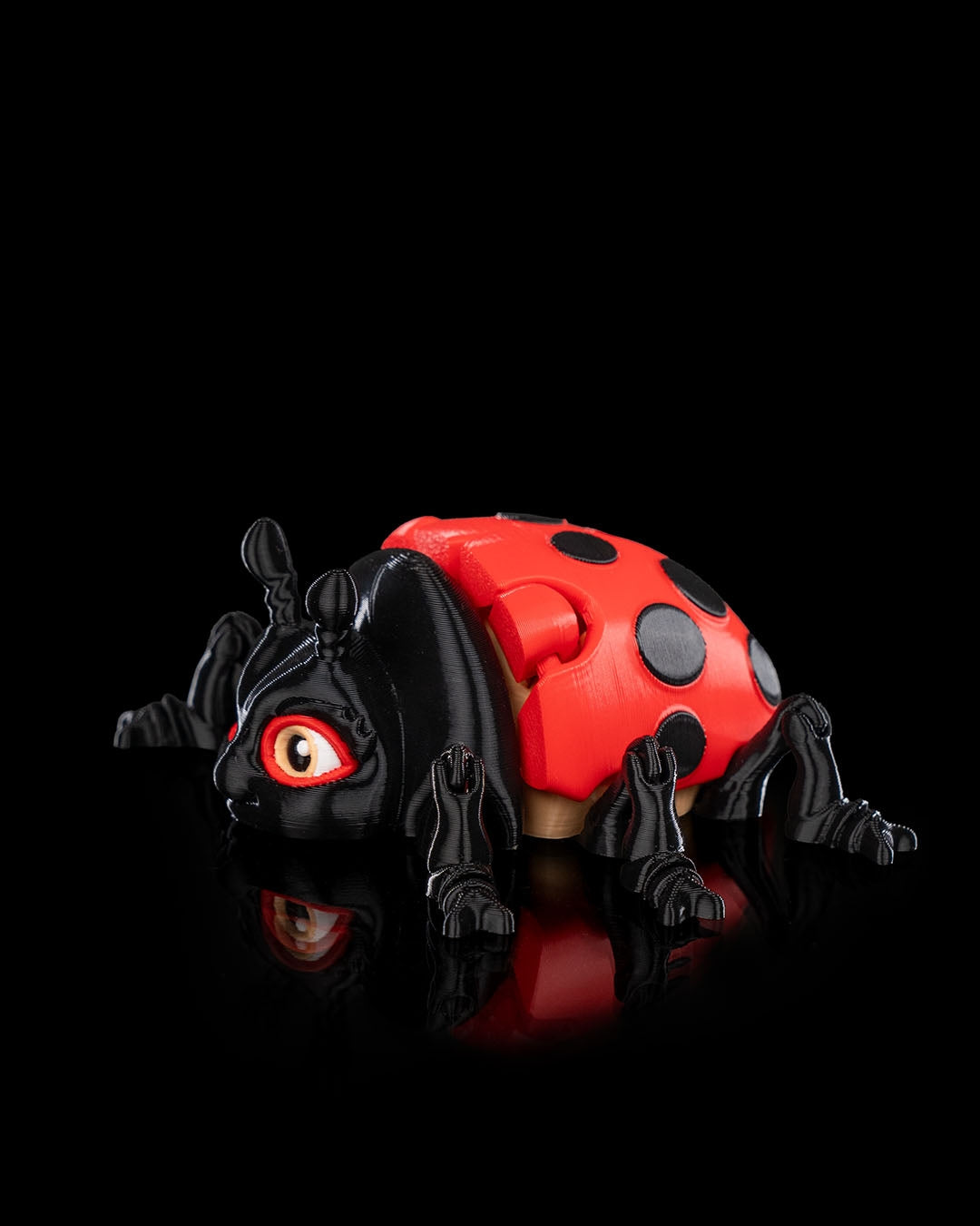 Lilly the Ladybug – 3D-Printed Articulated Toy Bug