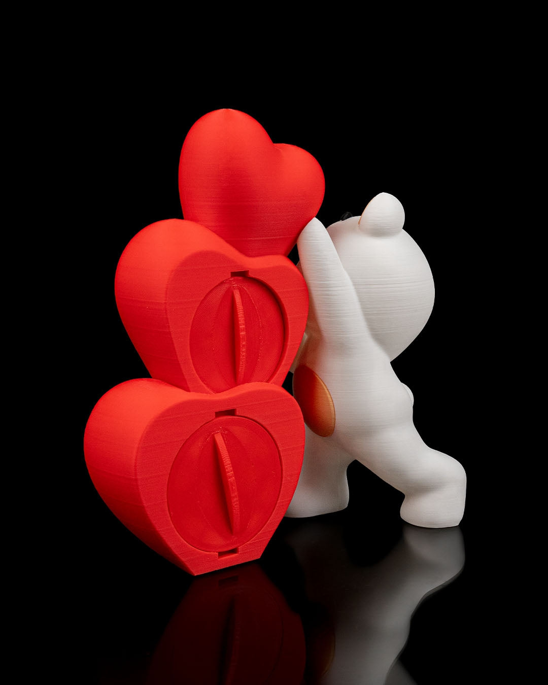 3D Printed Love to Bear Light Decor