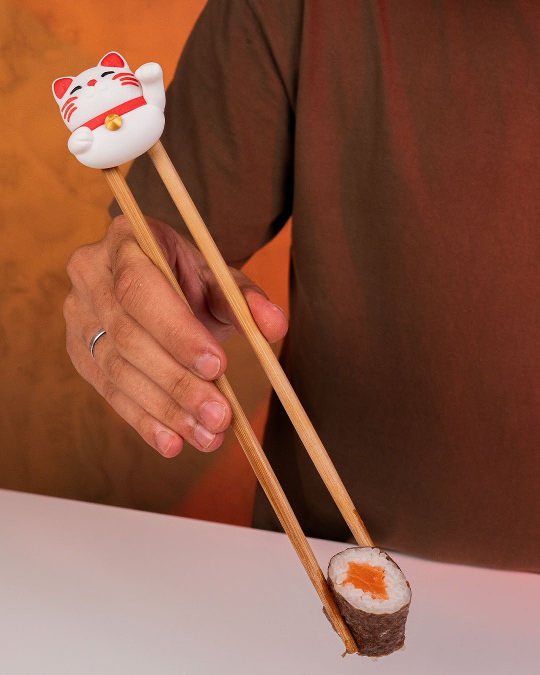 Lucky Cat Chopstick Helper