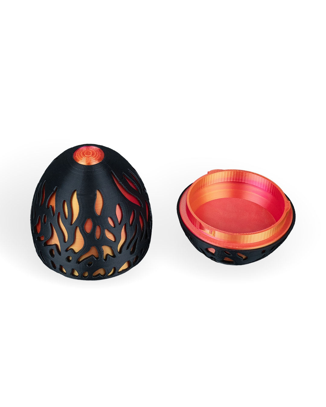 Magmos Baby Dragon & Crystal Egg Set – Handcrafted Fantasy Figurines – 10cm Dragon - 15cm Egg – Unique Collectible