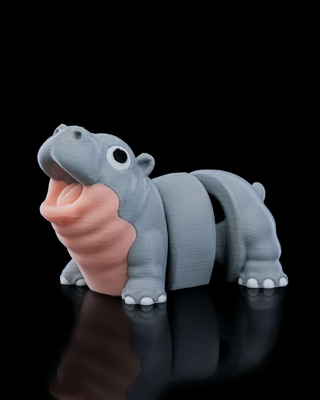 Merry Baby Hippo Pocket Pal Toy & Keychain