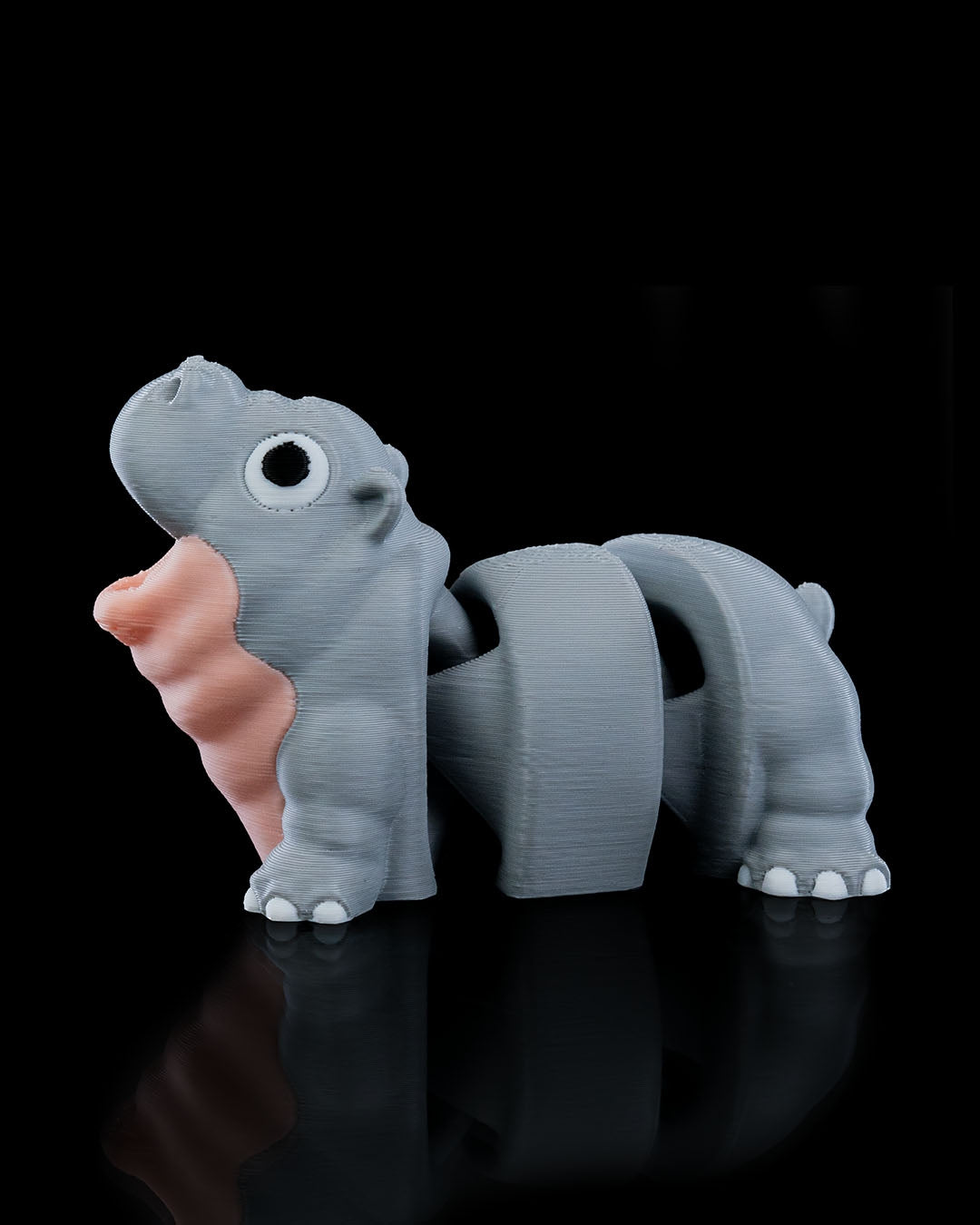 Merry Baby Hippo Pocket Pal Toy & Keychain