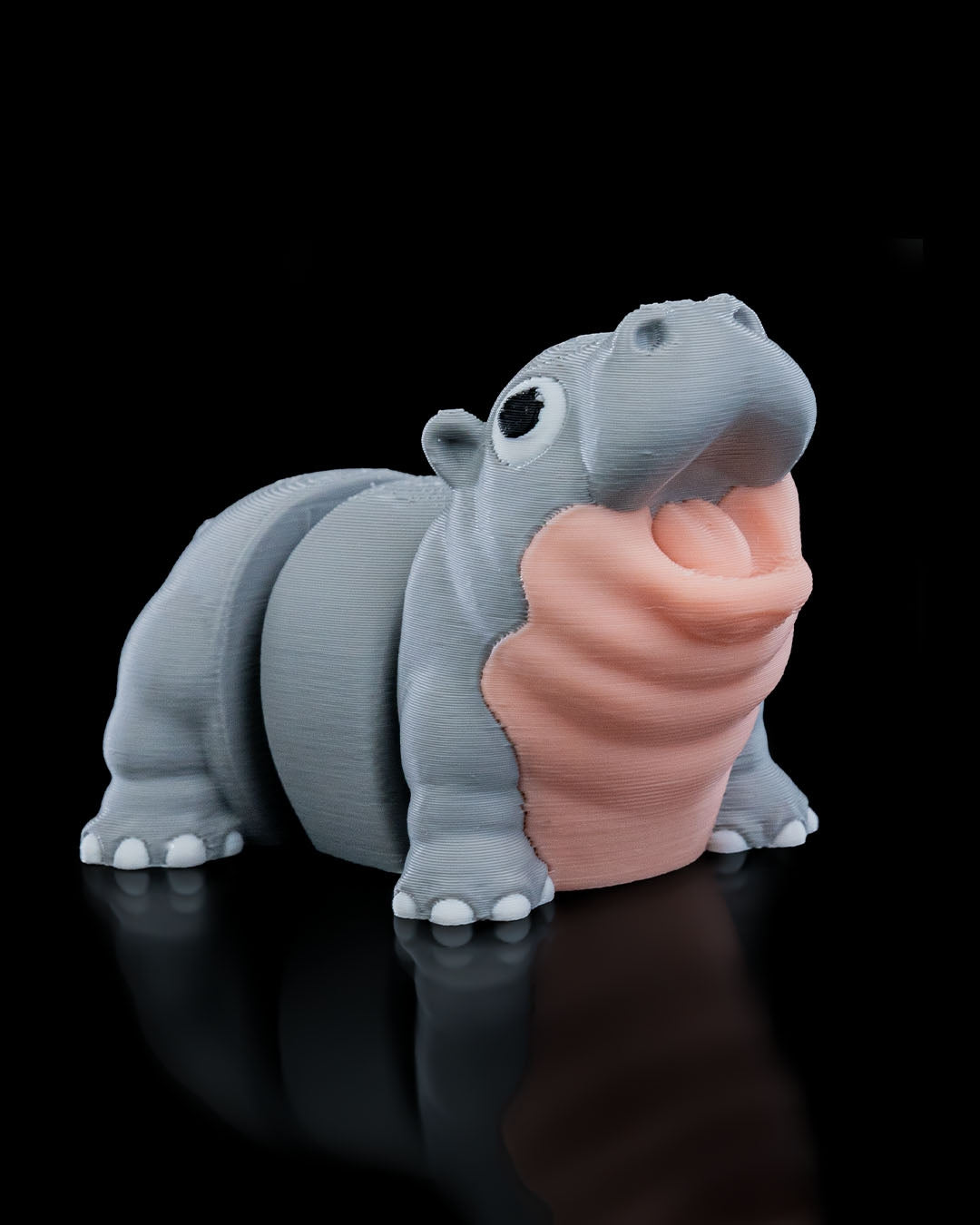 Merry Baby Hippo Pocket Pal Toy & Keychain