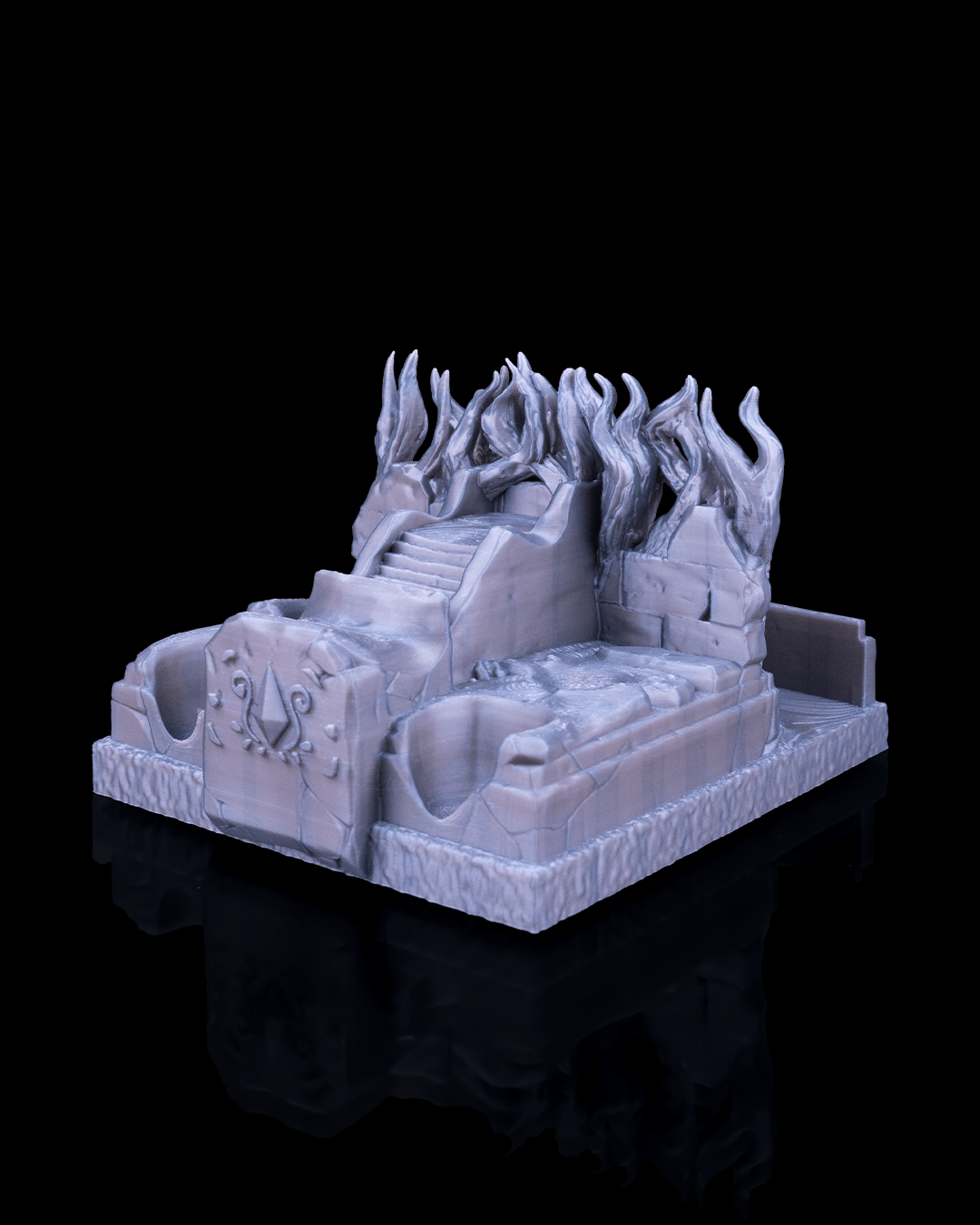 Mossy Shrine Dock Cover & Controller Holder | 3D Printed Nintendo Switch Dock & Joy-Con Stand | Single & Dual Controller Options