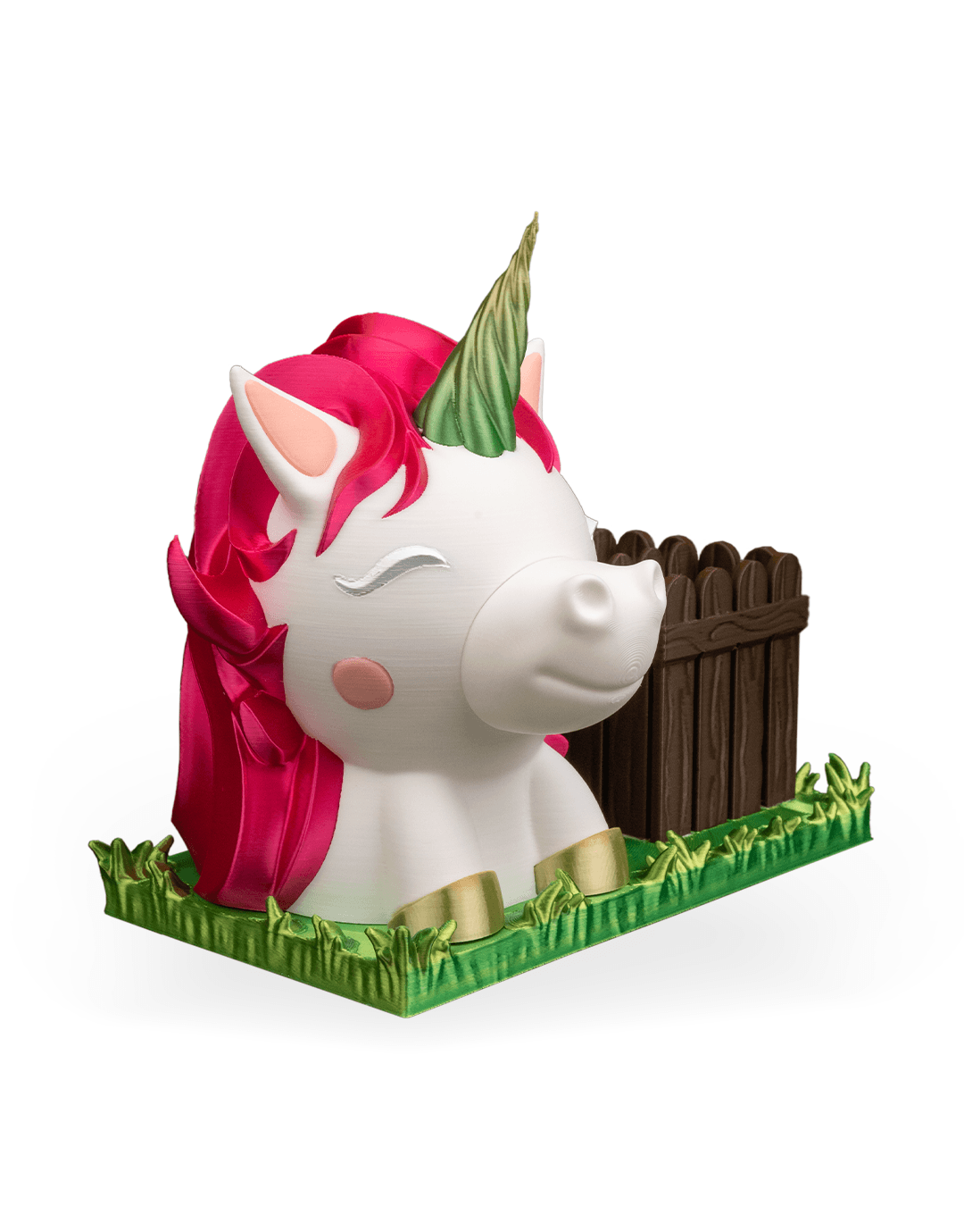 Ms. Unicorn glasses and pen holder