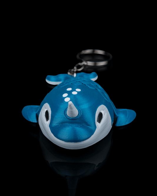 Paul the Narwhal – Articulated Mesh Arctic Toy | Flexi Fidget Ocean Buddy