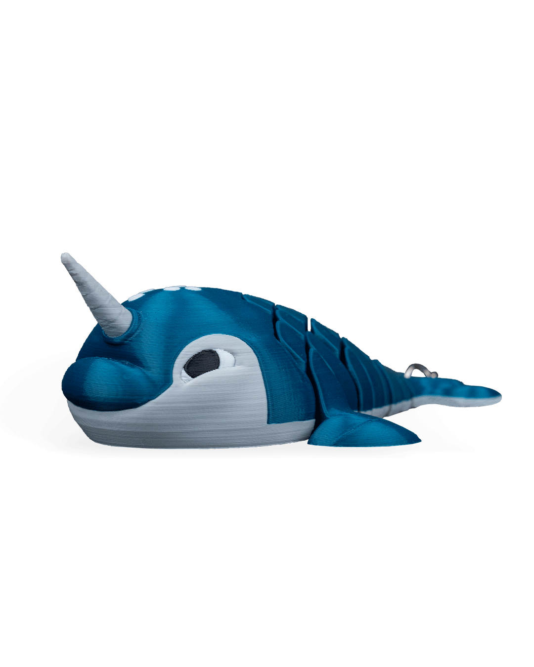 Paul the Narwhal – Articulated Mesh Arctic Toy | Flexi Fidget Ocean Buddy