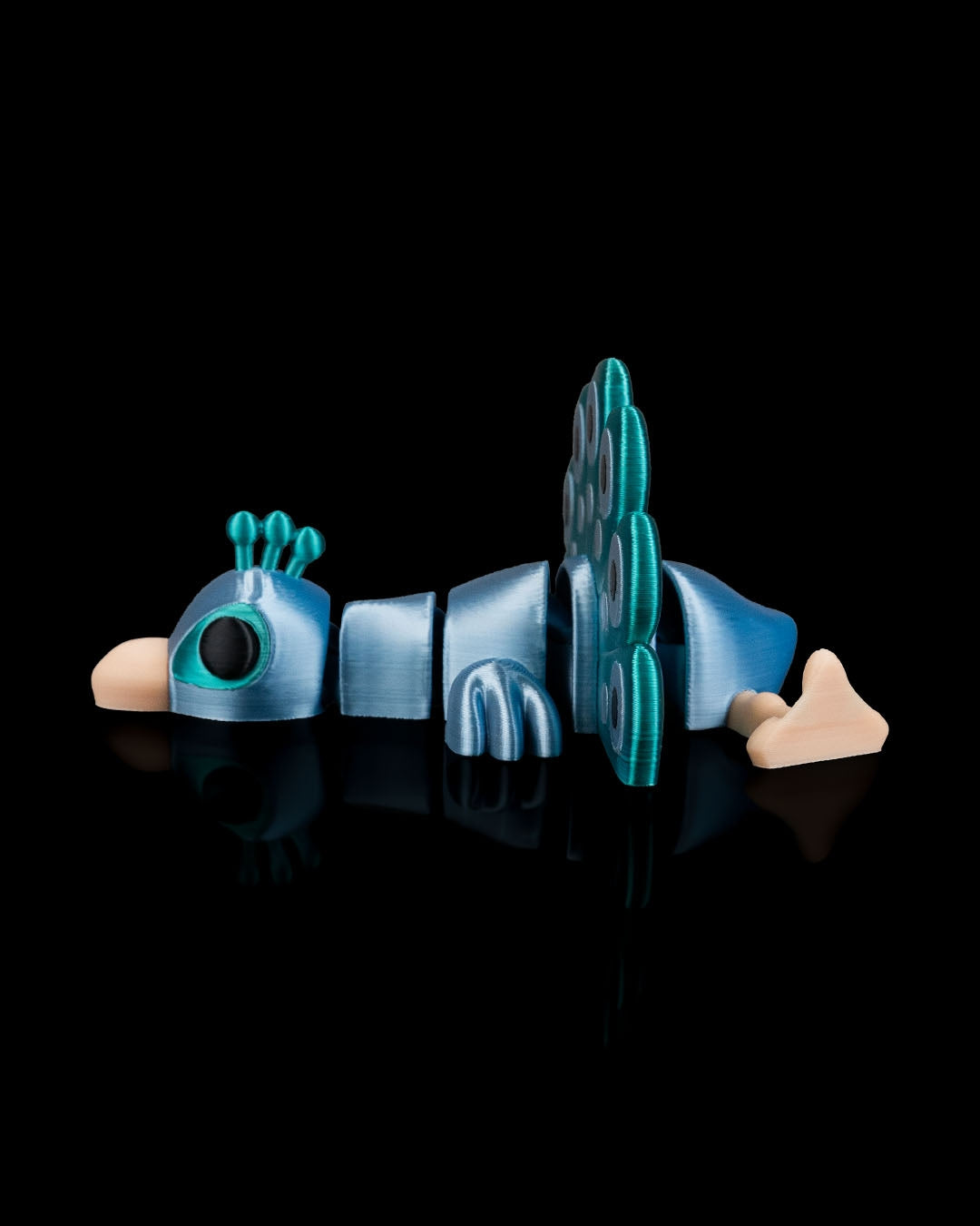 Charming 3D Printed Peacock in Cozy Field Nest – Unique Animal Lover Gift, Miniature Desk Pet & Collectible Figurine