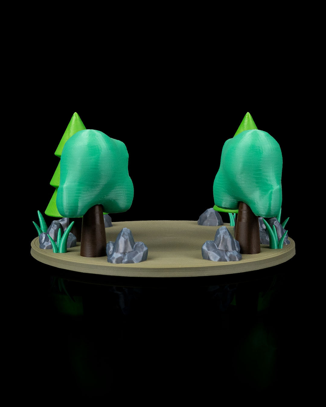 Charming 3D Printed Peacock in Cozy Field Nest – Unique Animal Lover Gift, Miniature Desk Pet & Collectible Figurine